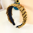 Korean Style DoughTwist Style Plaits Headband Fabric Candy Color Pressure NonSlip Headband Wide Edge Sweet AllMatching Pure Color AllMatching Hair Accessoriespicture10